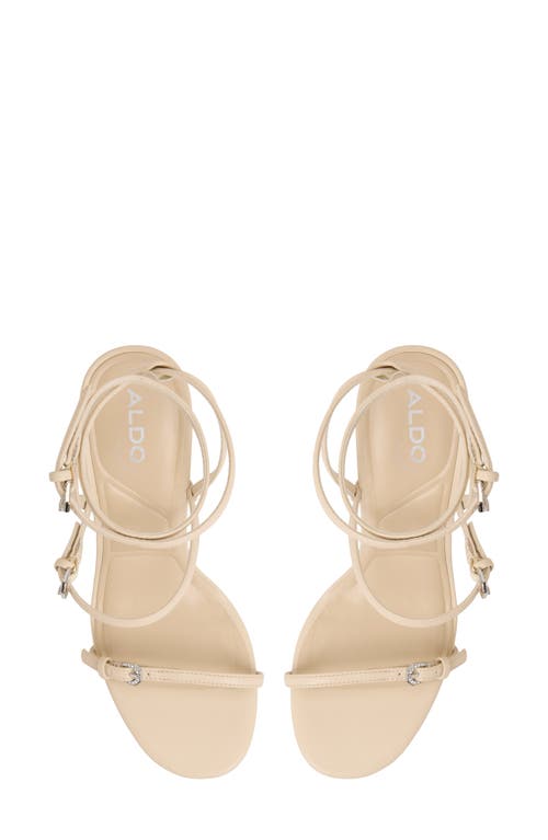 Aldo Jamielynn Ankle Strap Sandal In White