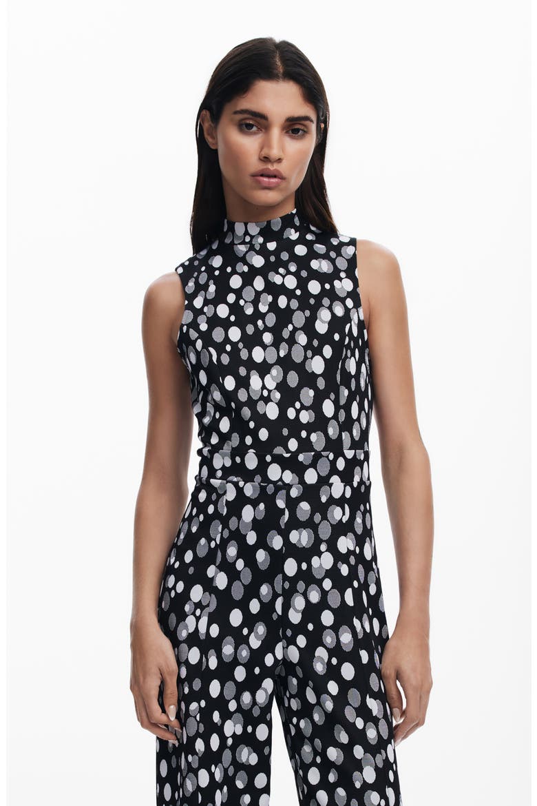Sleeveless Jumpsuit, Alternate, color, BLACK