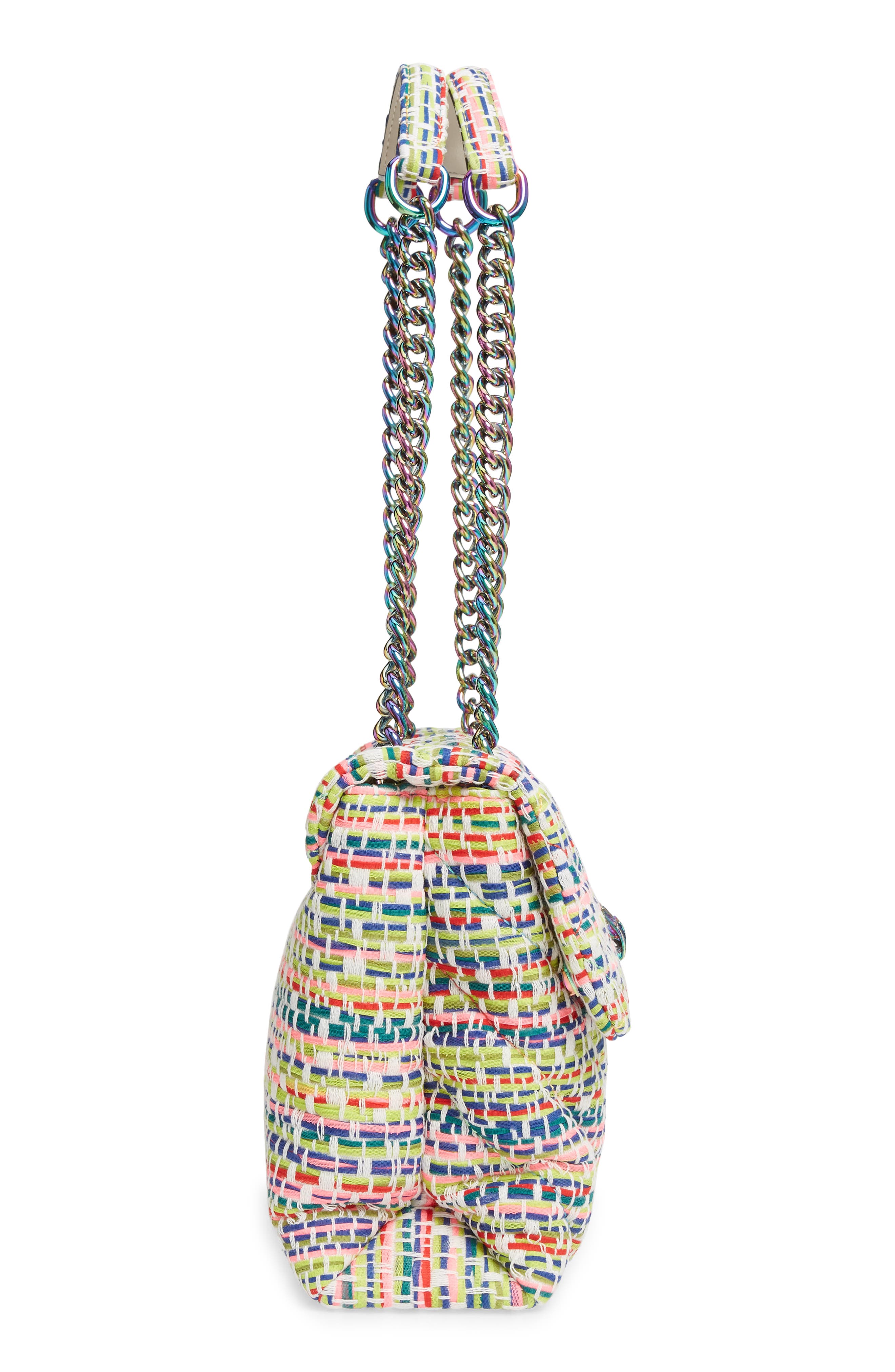 Kurt Geiger London Large Kensington Tweed Shoulder Bag, Alternate, color, 