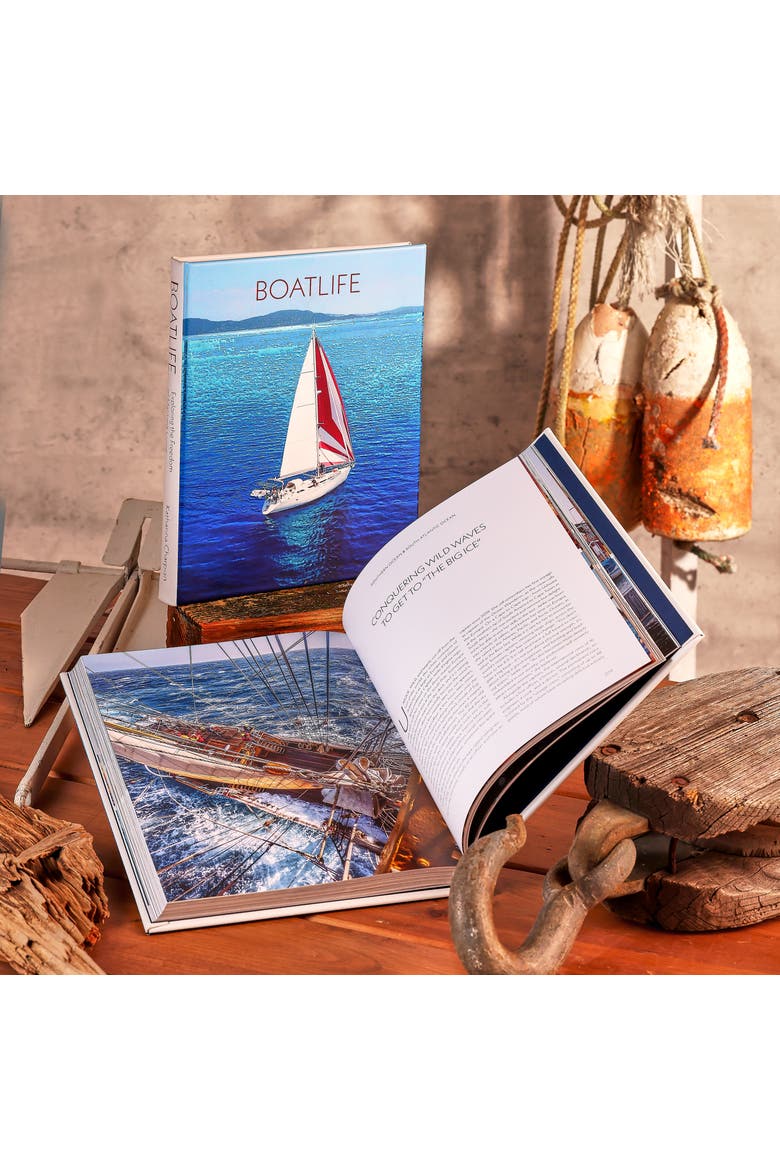 Boatlife Exploring the Freedom of Maritime Living Leather Edition, Alternate, color, White