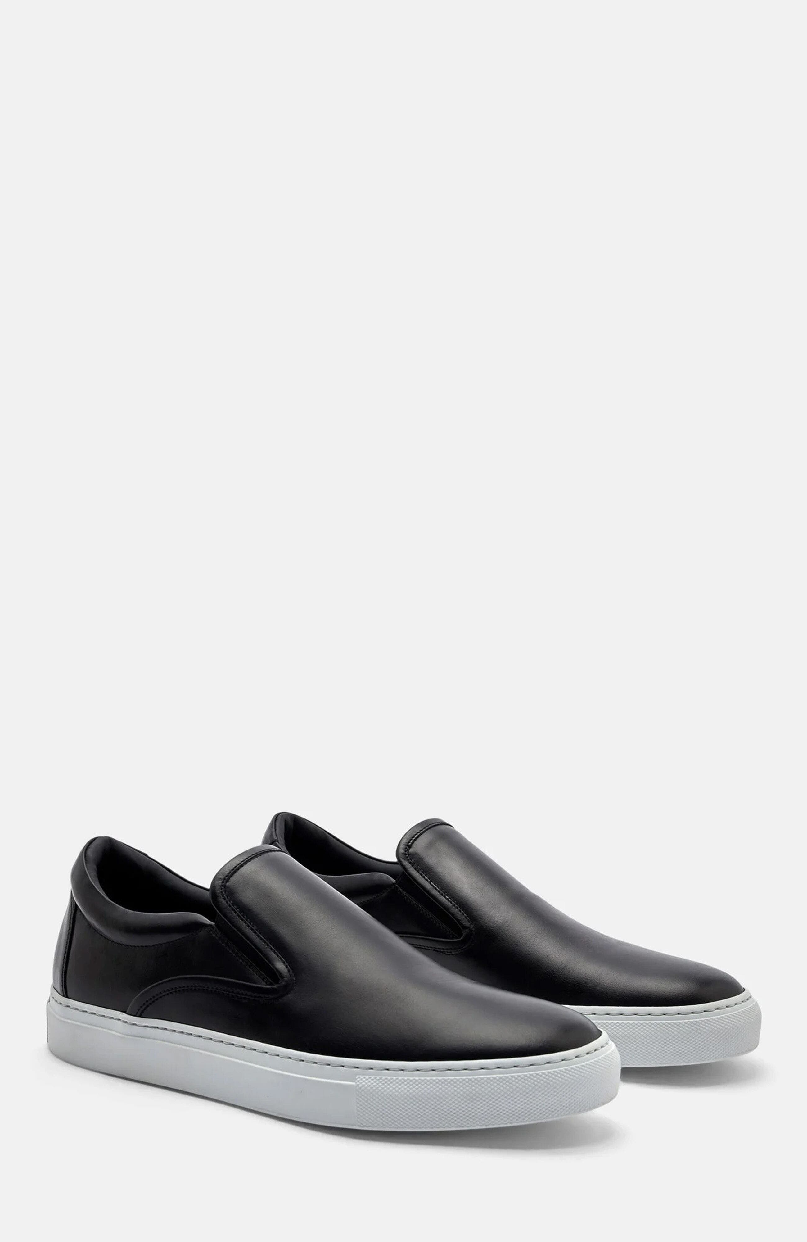 Filippo Sneakers, Main, color, Black - Calf