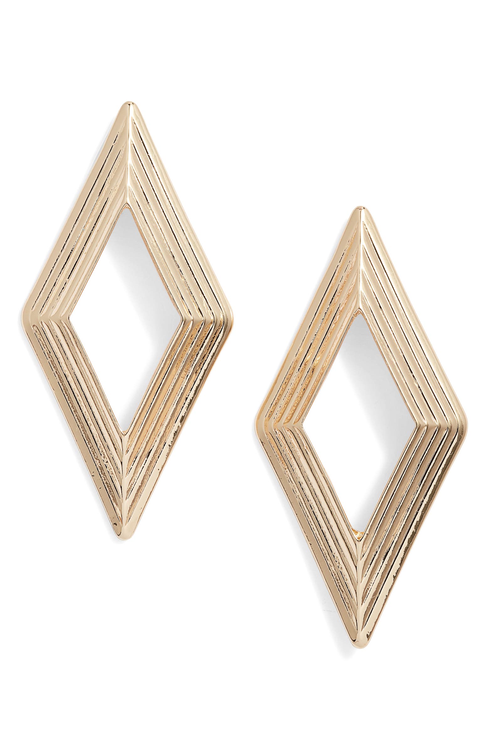 Open Edit Open Diamond Drop Earrings | Nordstromrack