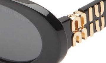 Женские солнцезащитные очки Miu Miu 50mm Oval Sunglasses — фото 4