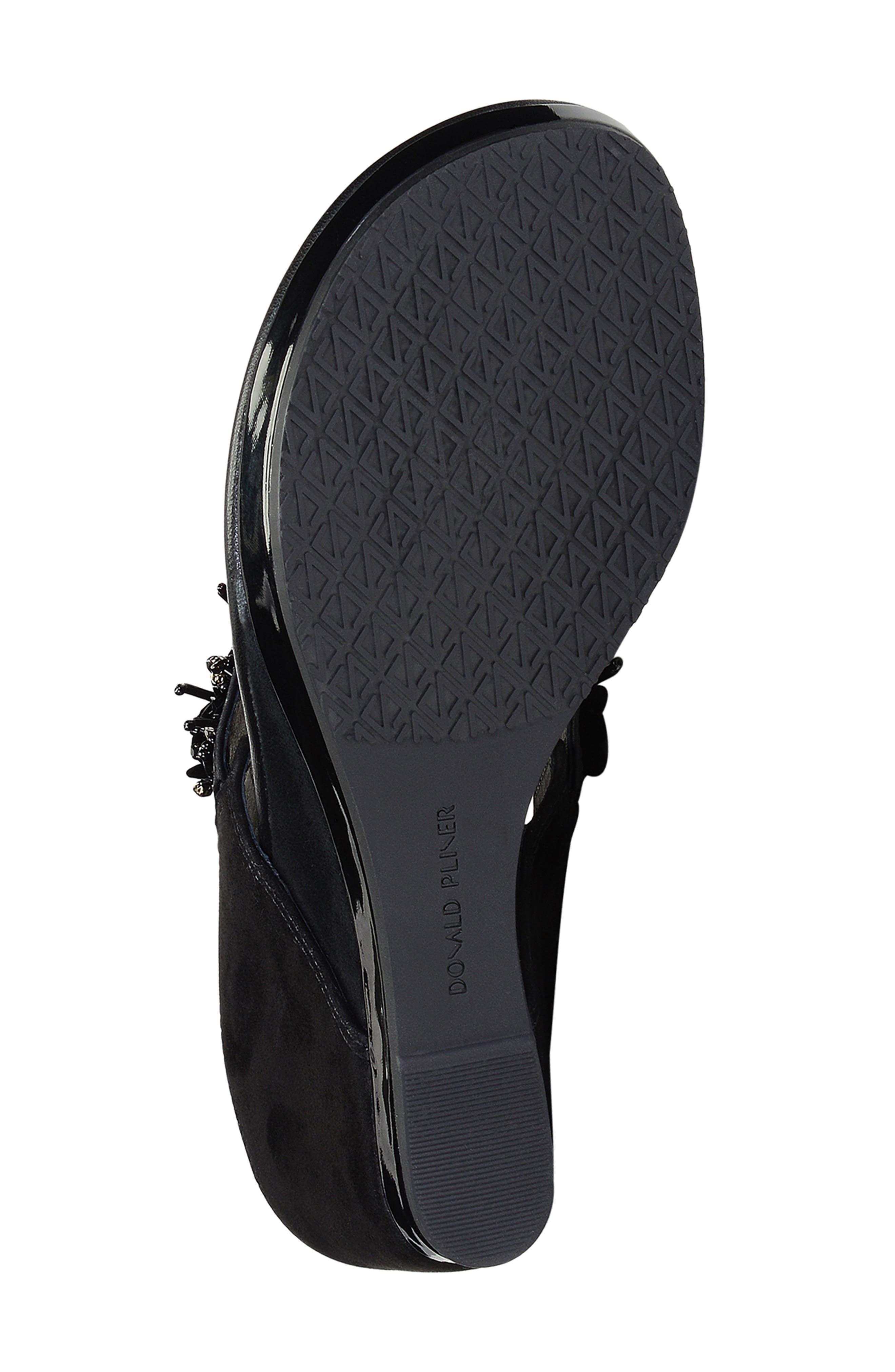 Donald Pliner Malone Crystal & Sequin Embellished Wedge Slide Sandal, Alternate, color, 