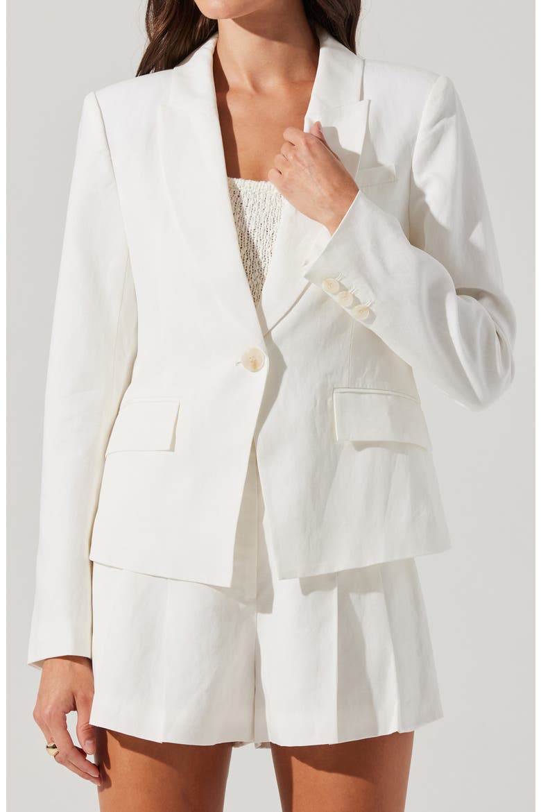 Artice Blazer, Alternate, color, WHITE