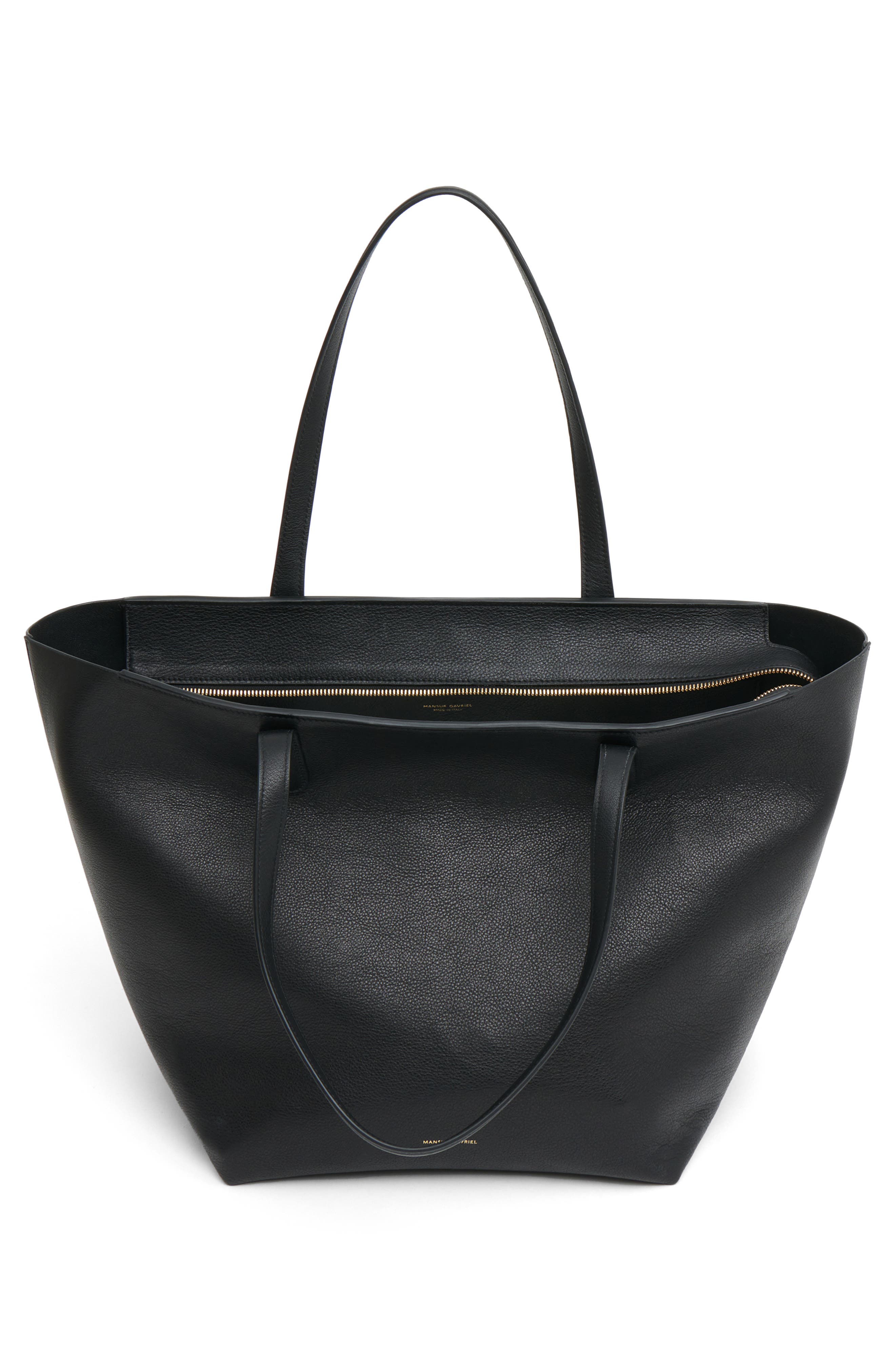Mansur Gavriel Everyday Soft Leather Zip Tote, Alternate, color, 