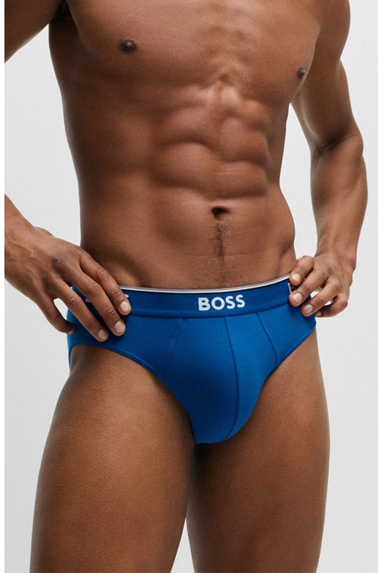 Assorted 3-Pack Power Stretch Cotton Briefs, Main, color, OPEN MISC