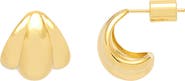 Estella Bartlett Tiered Bold Huggie Earrings