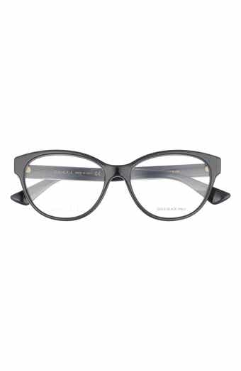 Gucci 54mm Cat Eye Optical Glasses