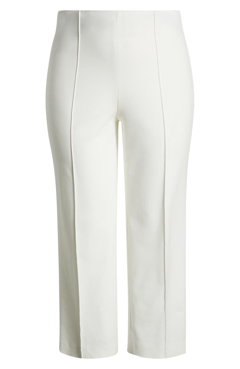 Anne Klein Pintuck High Waist Crop Trousers, Alternate, color, 
