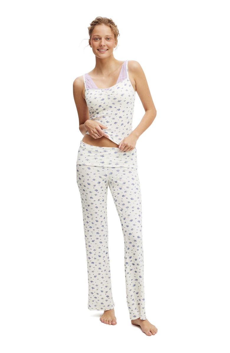 COTTON ON BODY Women's Airy Soft Picot Cami, Alternate, color, 