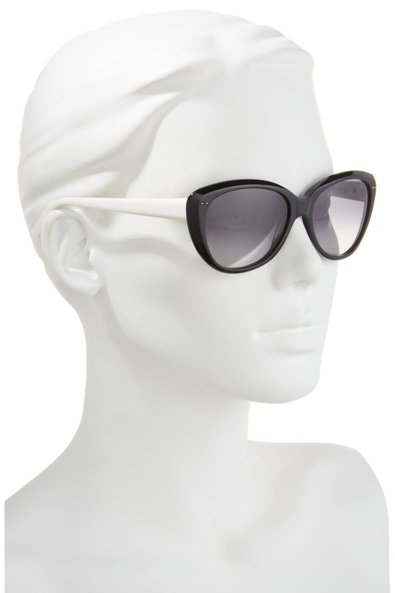 new york 'angelique' 55mm retro sunglasses, Alternate, color, 0FU8-Y7