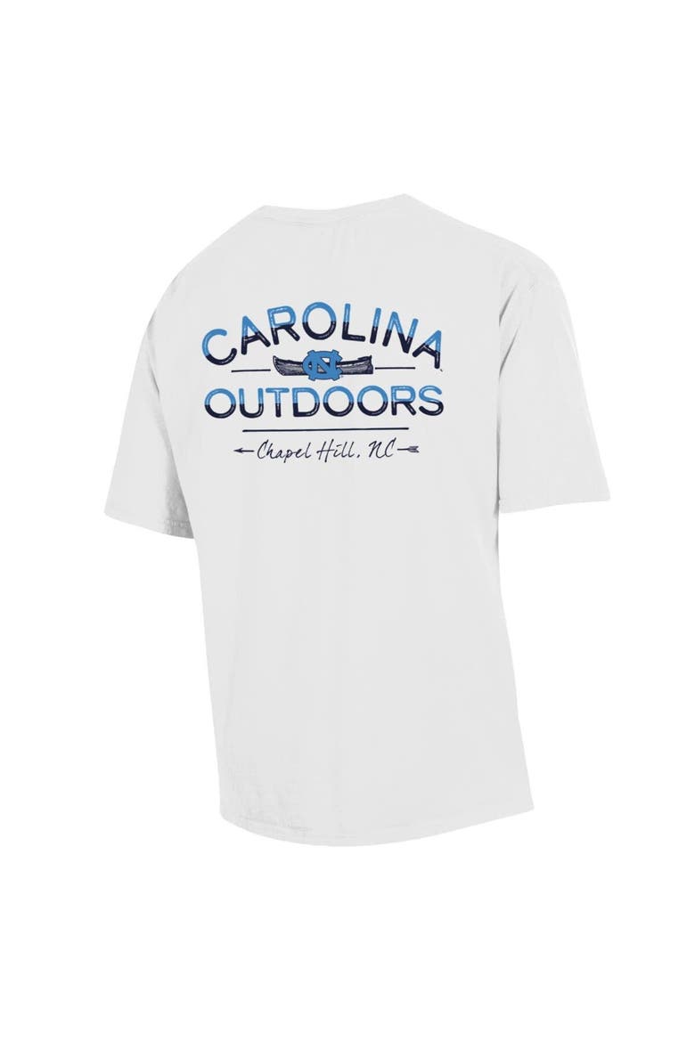 Men's Comfort Wash White North Carolina Tar Heels Great Outdoors T-Shirt, Alternate, color, White