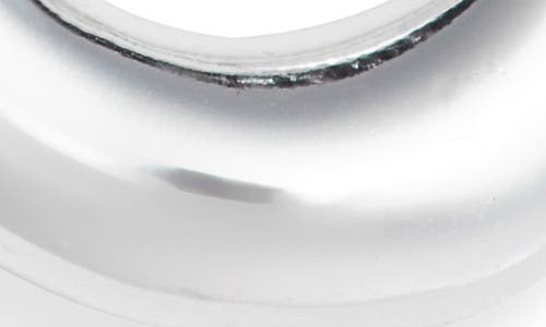 Nordstrom Demi Fine Rounded Angular Hoop Earrings In Sterling Silver Plated