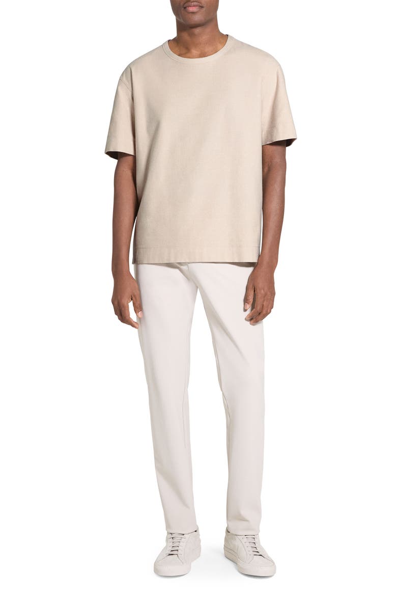 Boxy Terry Cloth T-Shirt, Alternate, color, WARM SILVER CLOUD
