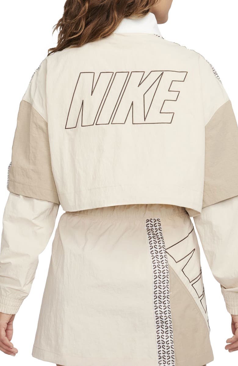 Nike Sportswear Water Repellent Crop Tracksuit Jacket, Alternate, color,