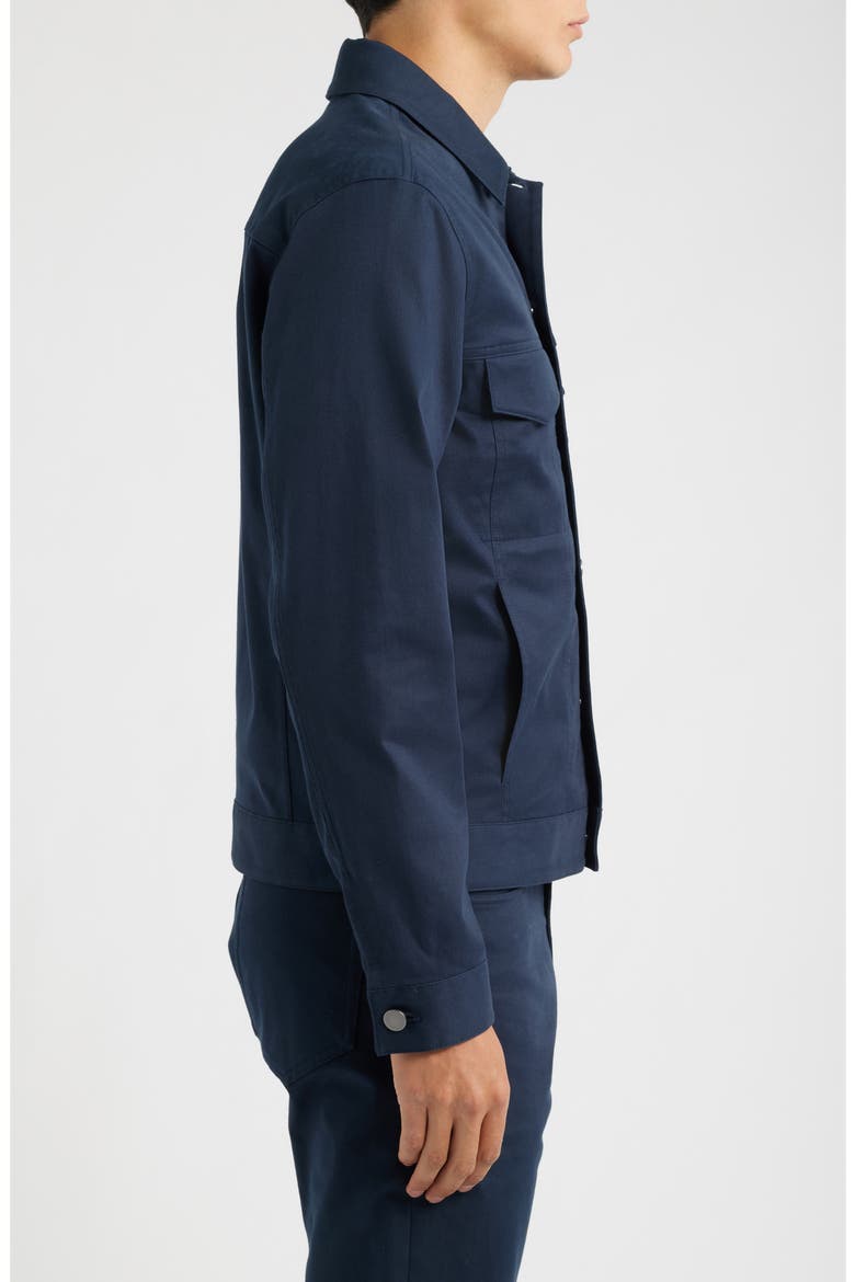 River Neoteric Twill Trucker Jacket, Alternate, color, BALTIC