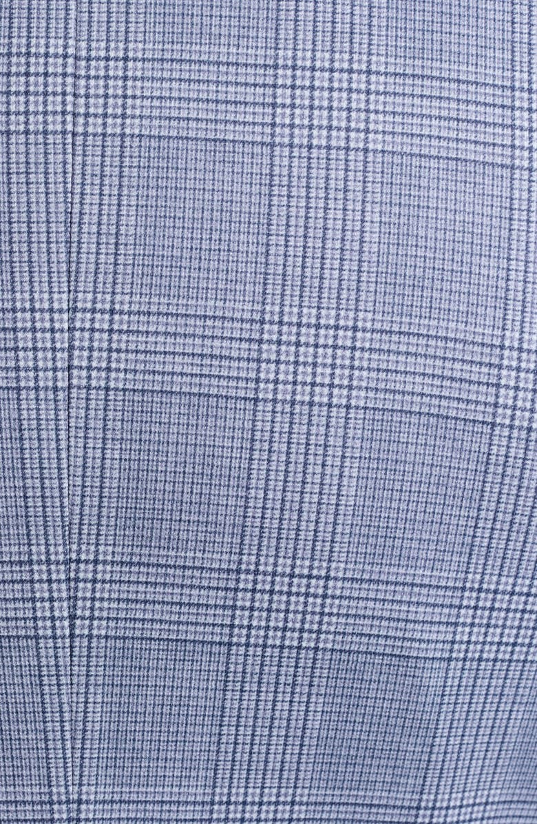 SAVILE ROW CO Shoreditch Plaid Knit Blazer, Alternate, color, Blue