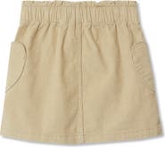 Lands' End Girls Corduroy Skirt with Heart Pockets