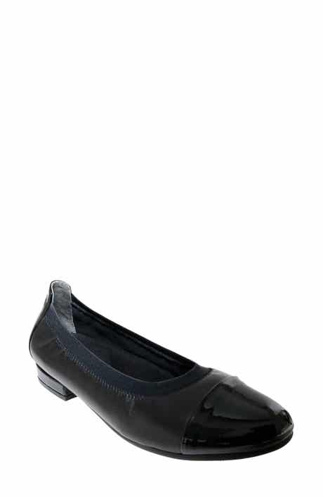 David Tate Nicole Cap Toe Flat