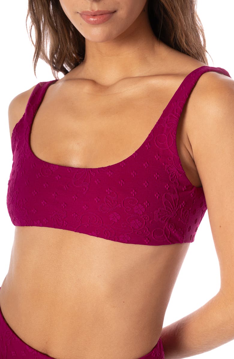 Maaji Rebel Reversible Bikini Top, Alternate, color, Pink