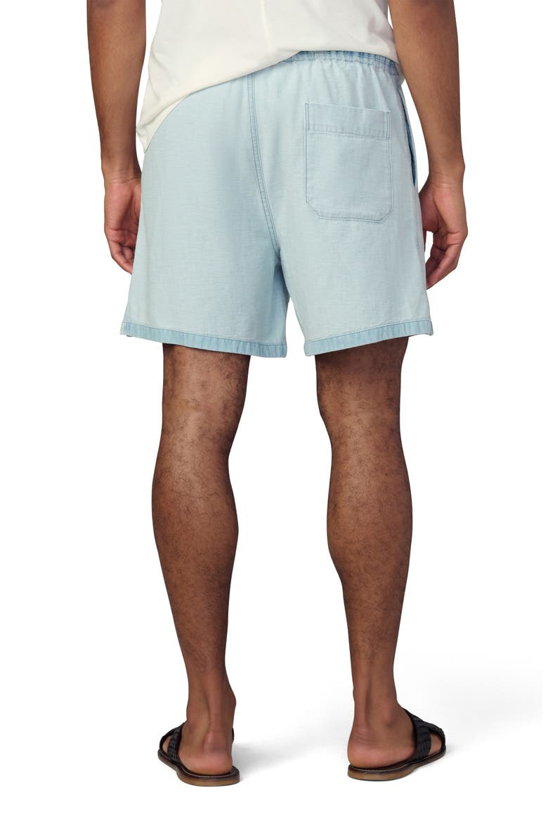 Reverse Chambray Loose Fit Pull-On Shorts, Alternate, color, SUMMER FADE