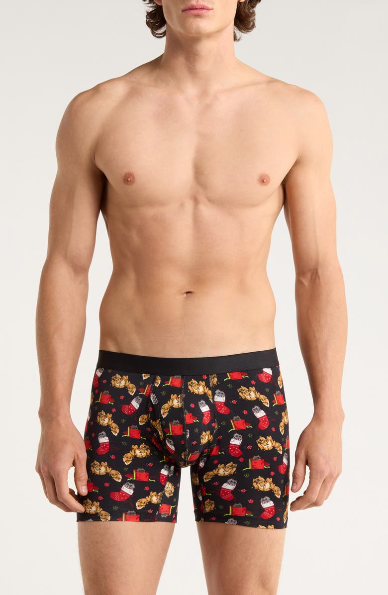 MeUndies Stretch Boxer Briefs, Main, color, Whisker Wonderland