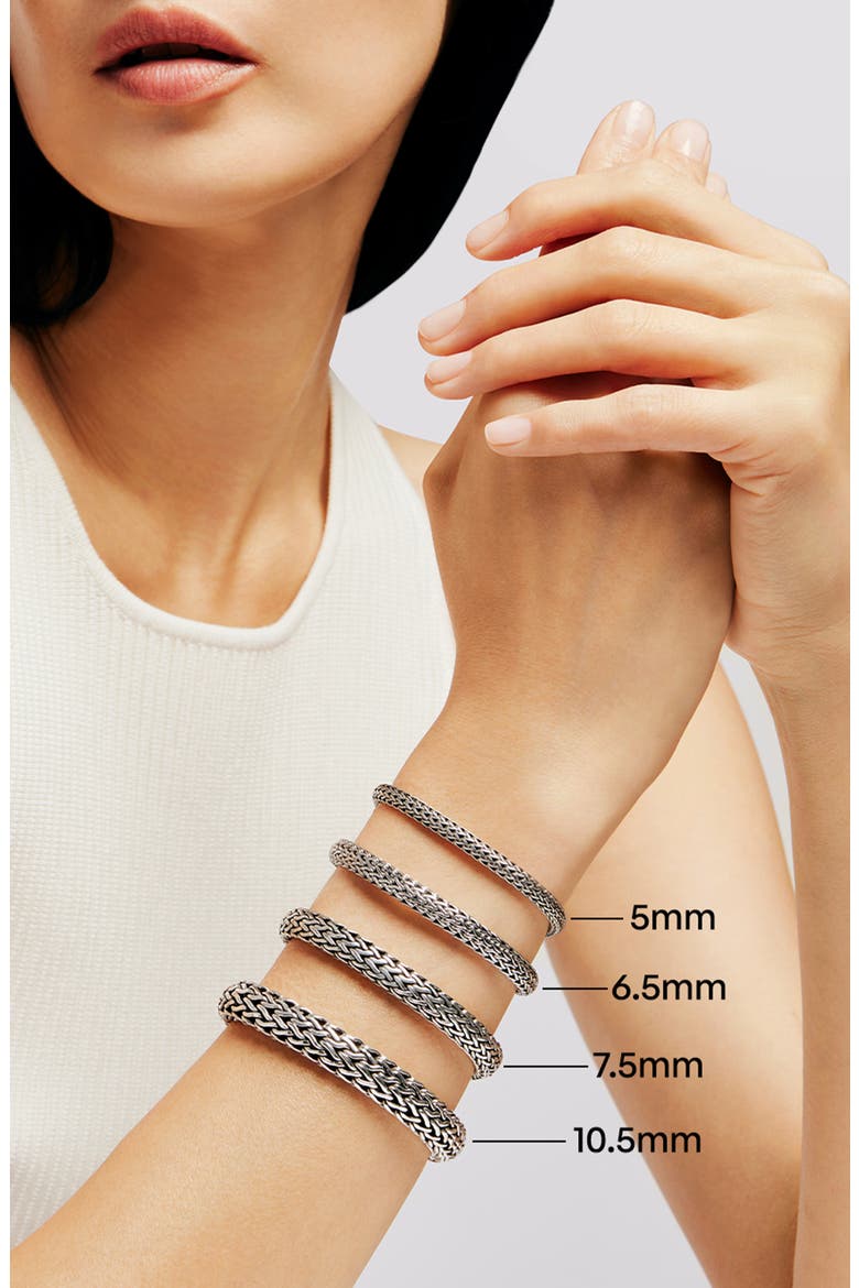 Icon Bracelet, 5mm, Alternate, color, SILVER AND GOLD