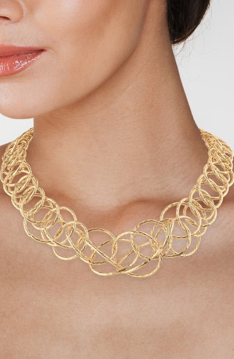 JARDIN Round Link Chain Necklace, Alternate, color, Gold