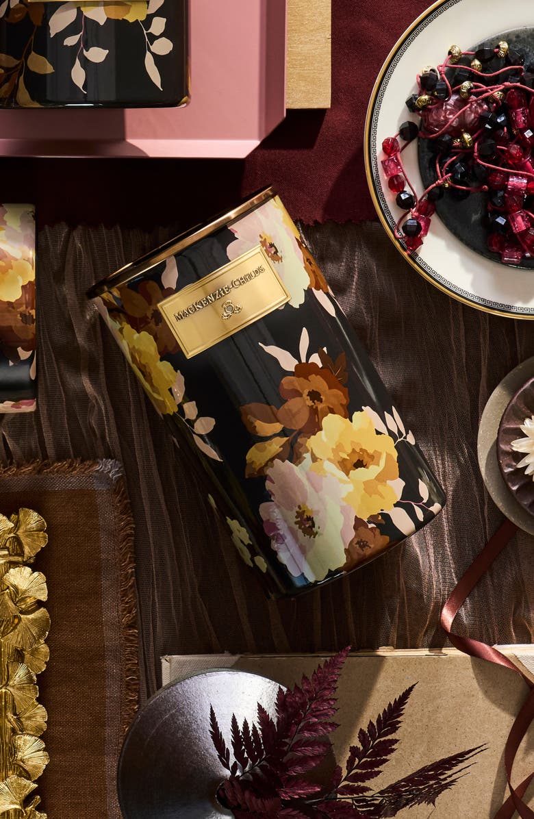 MACKENZIE CHILDS Wild Rose Utensil Holder, Alternate, color, Brown