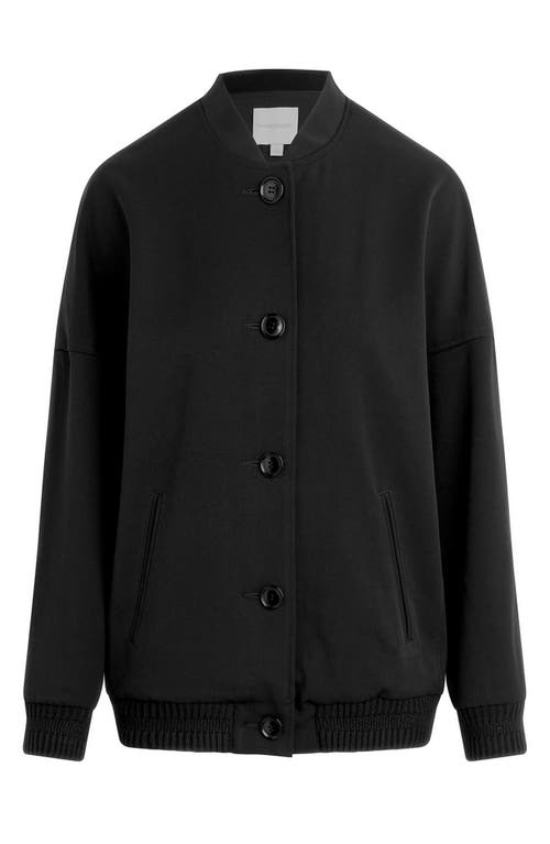 Favorite Daughter The Varsity Bomber Jacket In Black