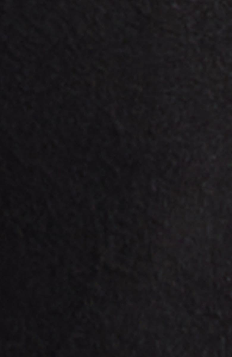 Ralph Lauren Purple Label Calloway Insulated Lambskin Suede Shirt Jacket, Alternate, color, Black