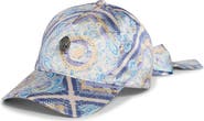 Kurt Geiger London Denim Paisley Tieback Baseball Cap