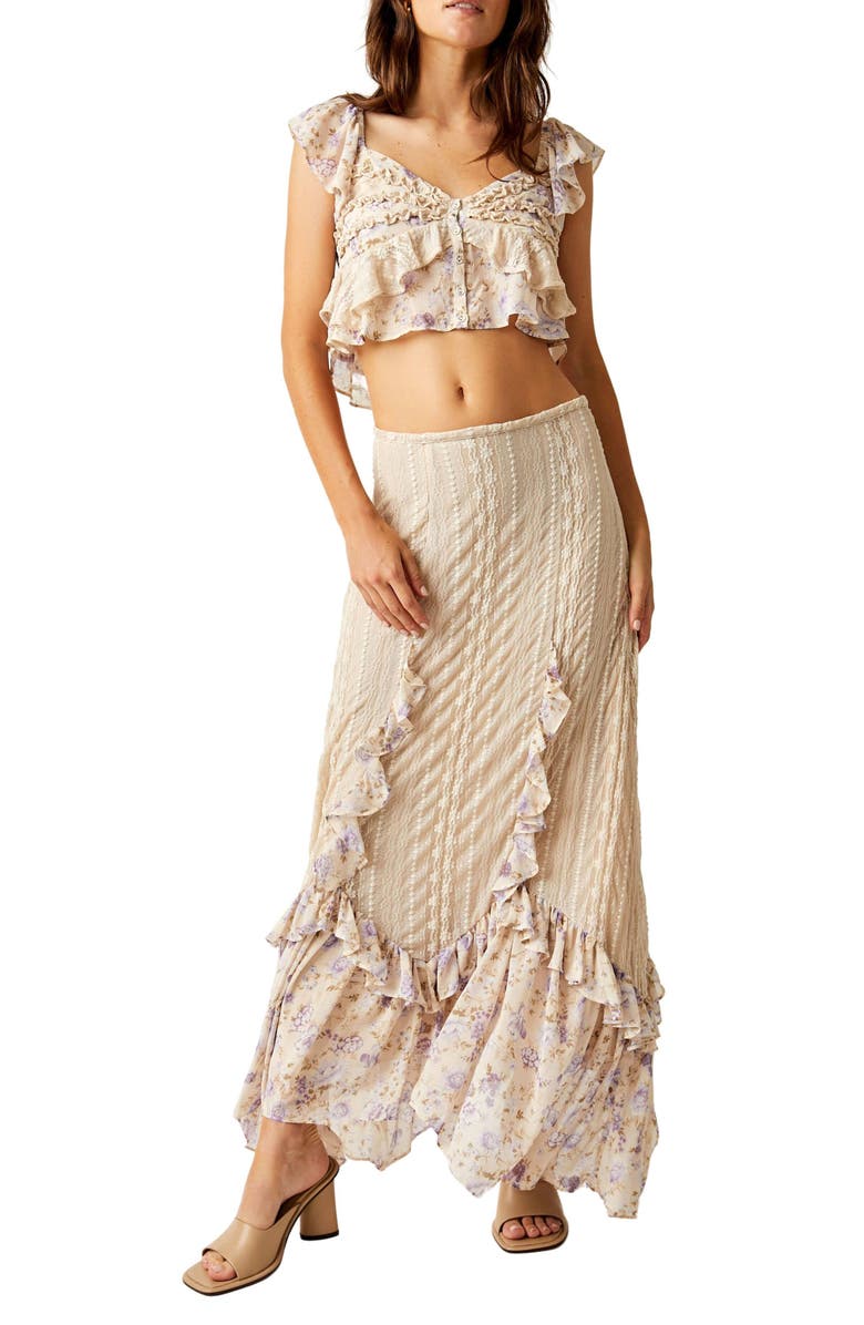Free People Now & Then Top & Skirt Set, Main, color, 