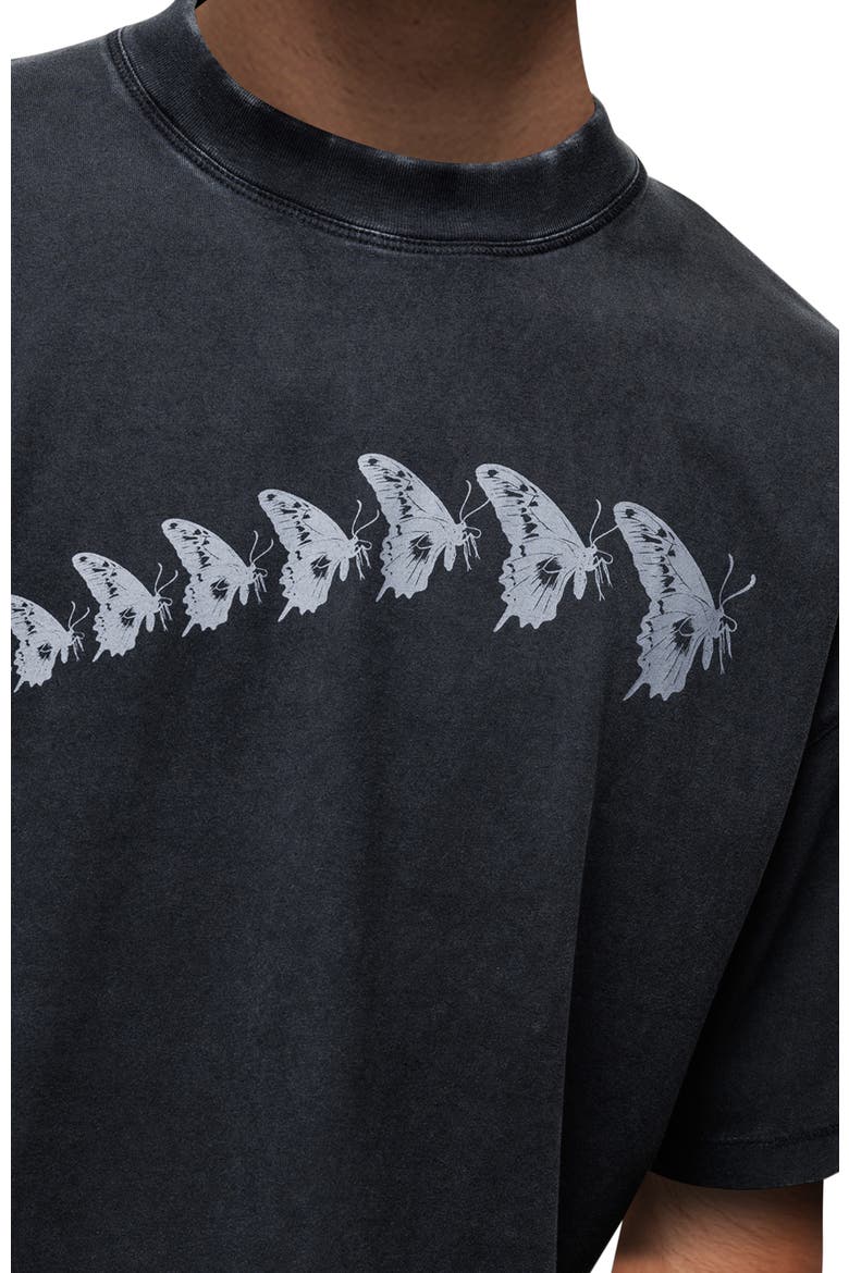Drift Washed Printed T-Shirt, Alternate, color, BLACK