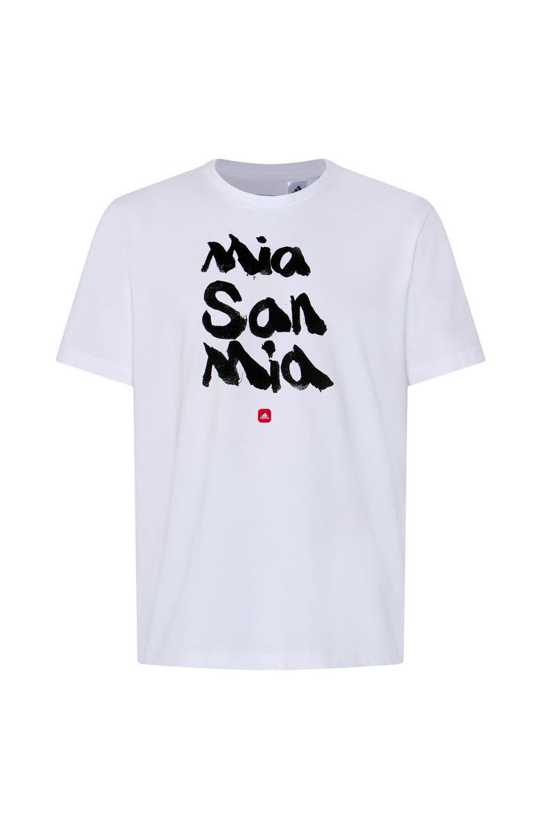 adidas Men's adidas White Bayern Munich Chinese Calligraphy T-Shirt, Alternate, color, White