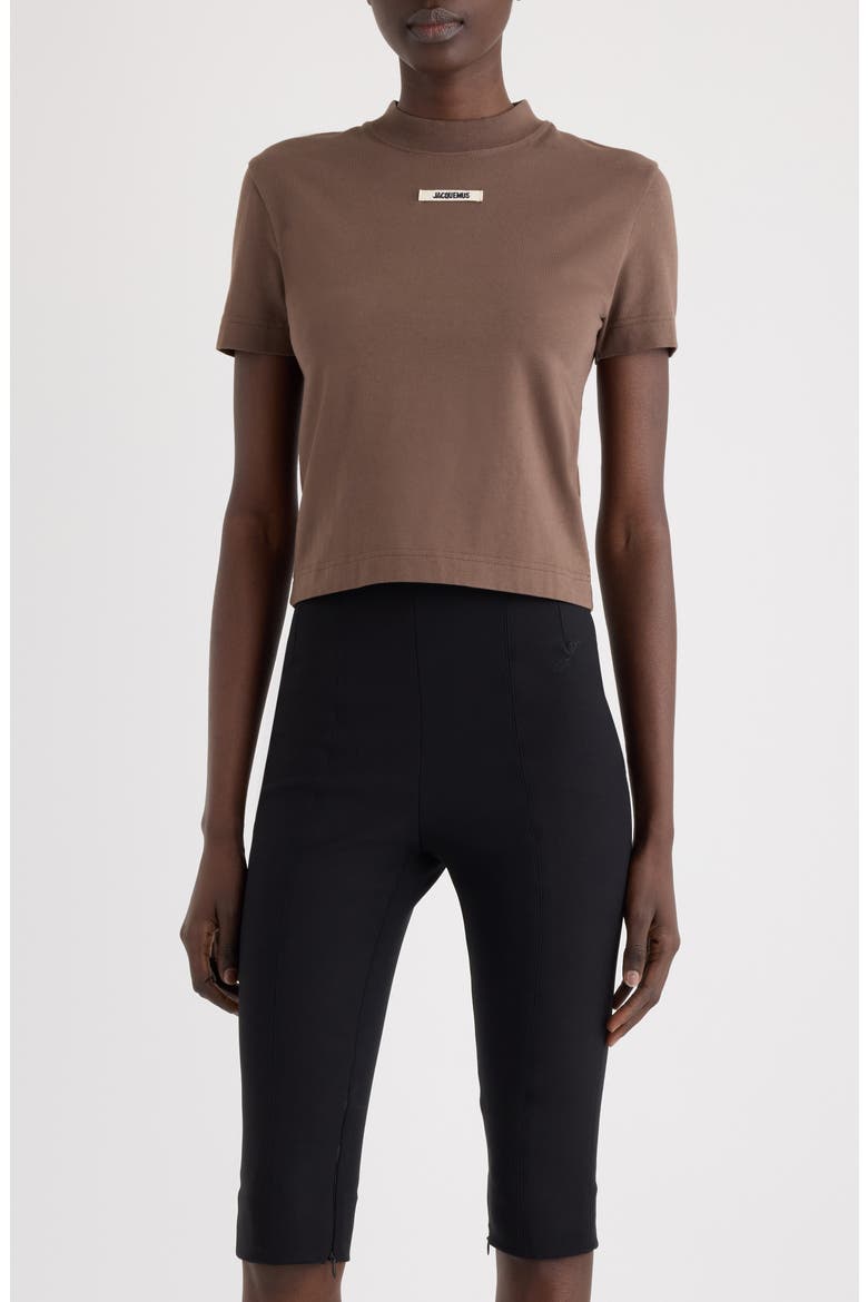 Le T-Shirt Gros Grain T-Shirt, Main, color, DARK BROWN