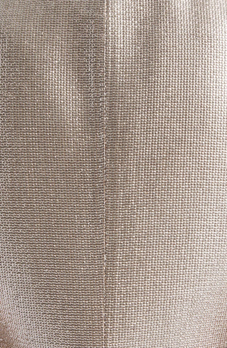 ST. JOHN Lamé Suiting Vest, Alternate, color, Antique Silver