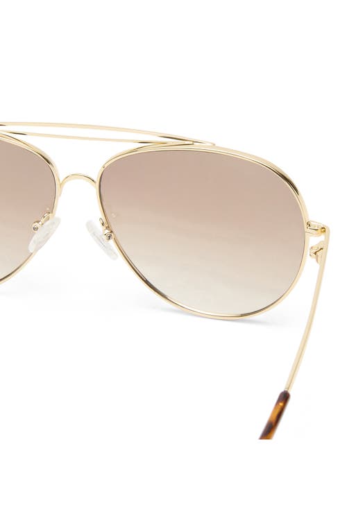 Le Specs Abracadabra In Bright Gold/brown Grad
