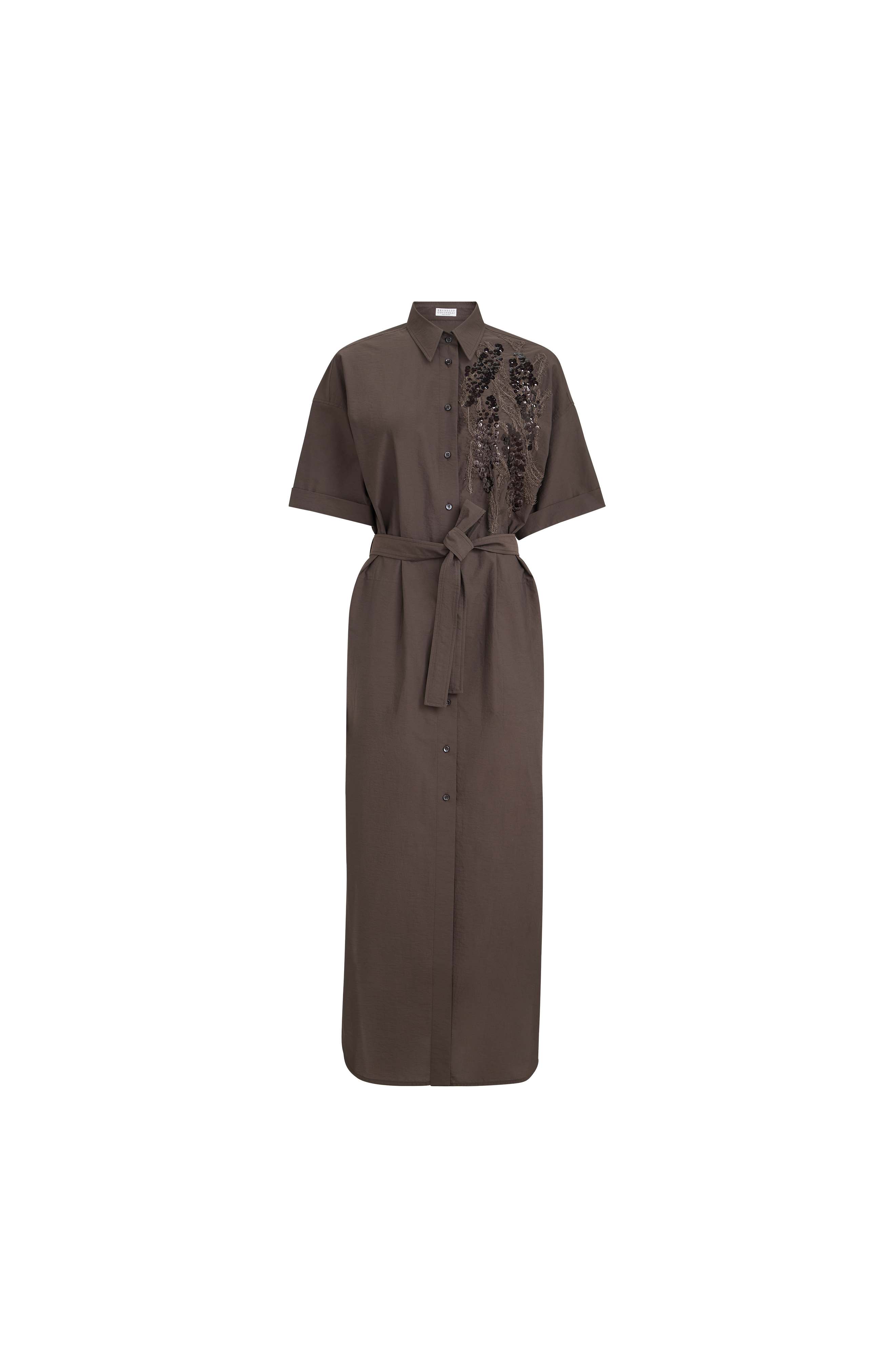 Dress with dazzling seabed embroidery - image 2