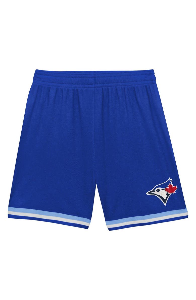 Outerstuff Toddler Fanatics Branded Royal Toronto Blue Jays Field Ball T-Shirt & Shorts Set, Alternate, color, 
