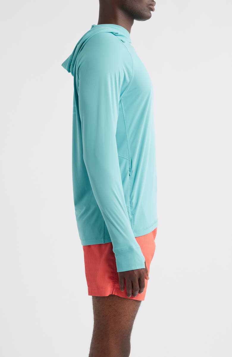 Chubbies The Sun Shield Performance Hoodie, Alternate, color, Open Green