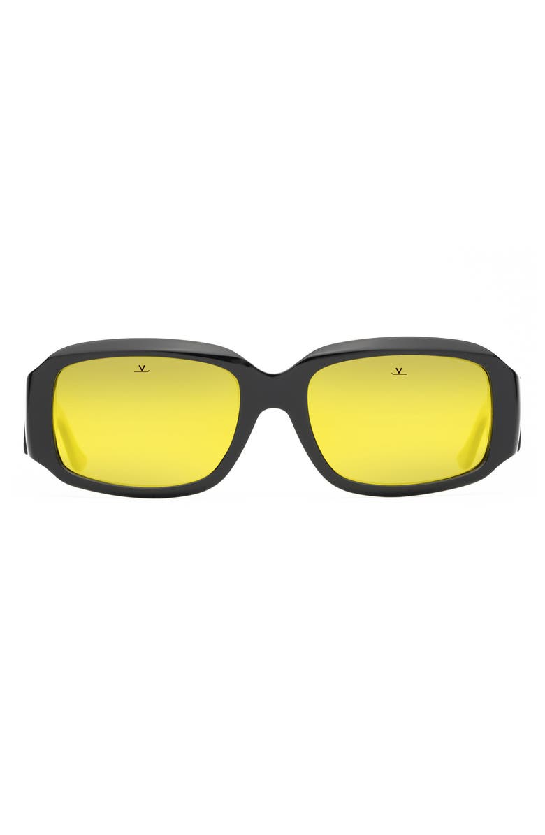 Vuarnet 55mm Alpine Vision Resort Rectangle Sunglasses, Main, color,