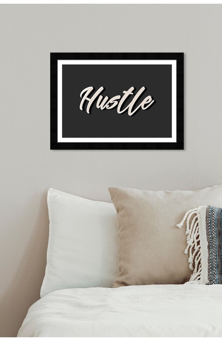 Wynwood Studio Hustle Type Framed Wall Art, Alternate, color, 