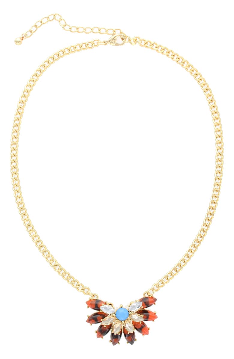 OLIVIA WELLES Hanna Flower Necklace, Alternate, color, 