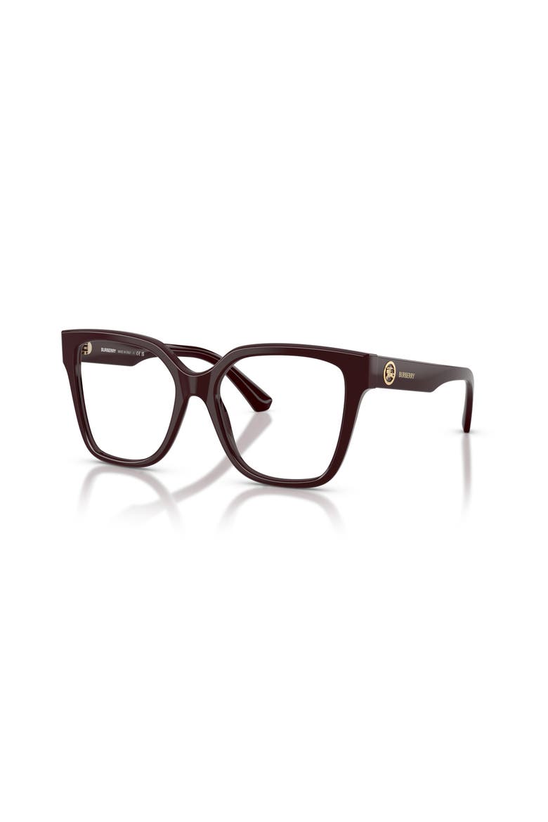 51mm Square optical glasses, Main, color, Red
