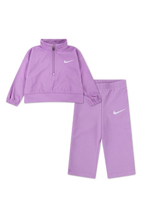 Game Swoosh Match 3/4 Zip & Leggings Set (Baby)