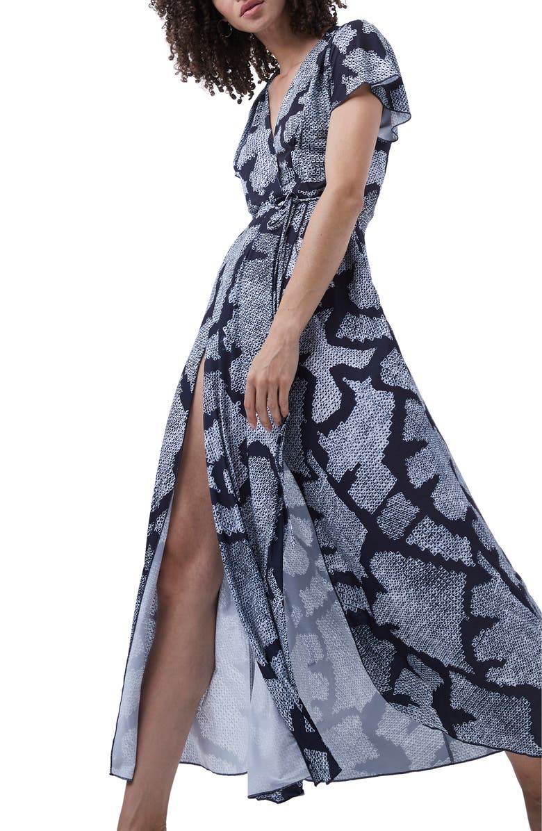 French Connection Remy Wrap Dress, Alternate, color, 