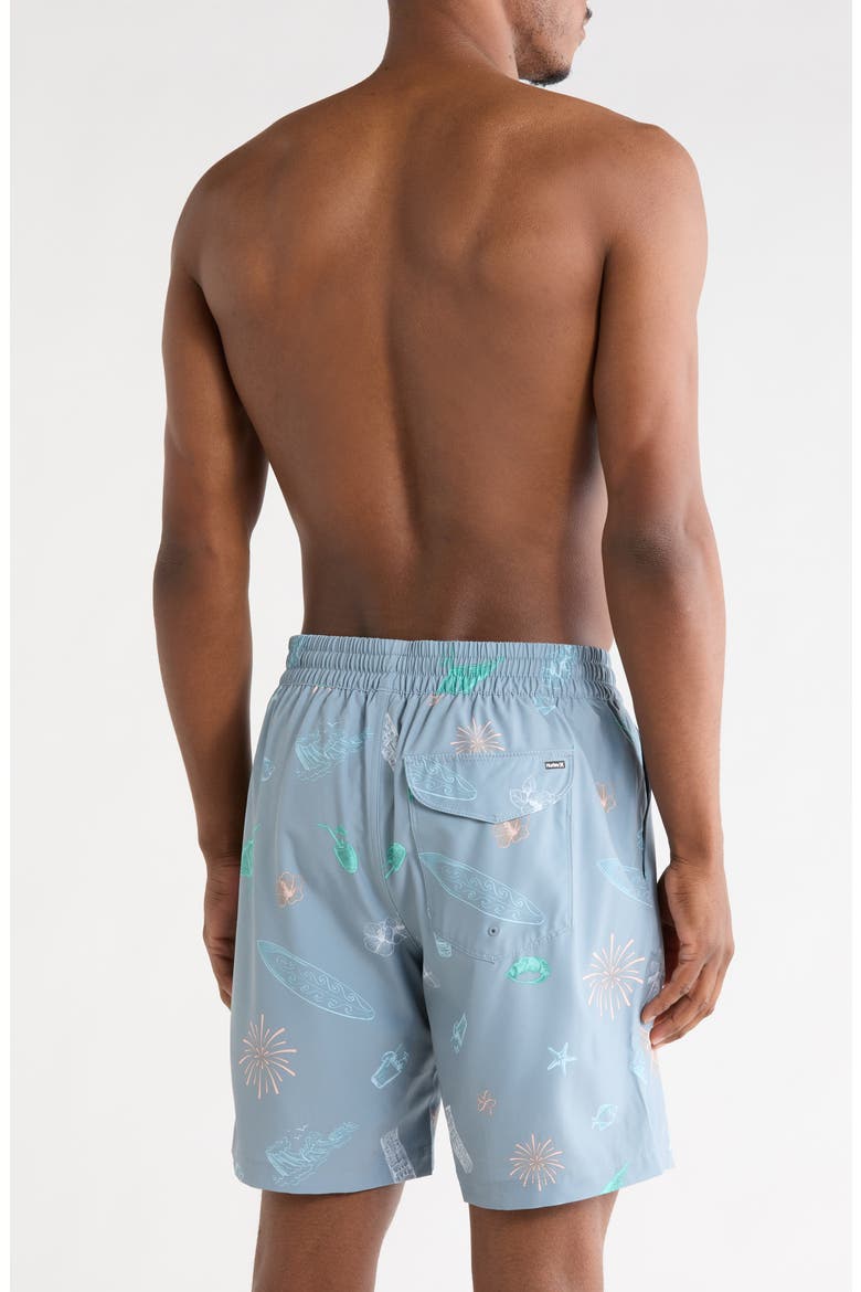 Surf Shack Volley Swim Trunks, Alternate, color, GLADIATOR GREY