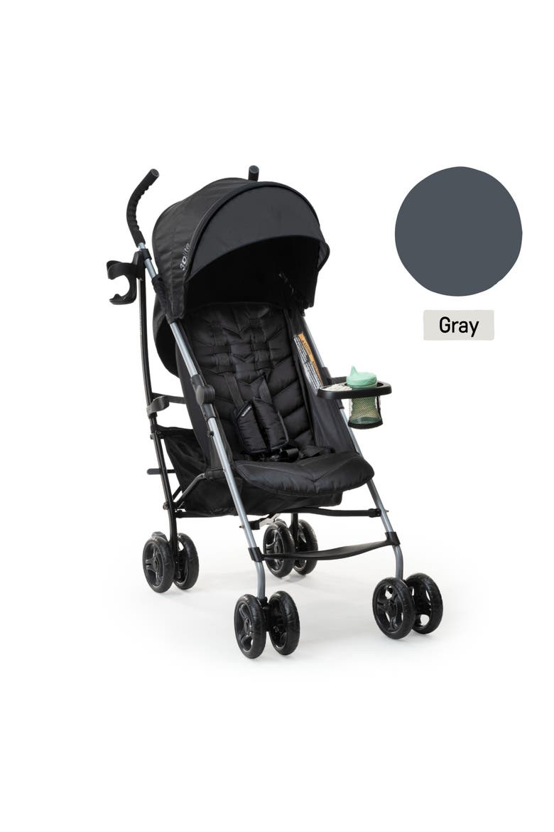 3Dlite Convenience Stroller, Alternate, color, GREY